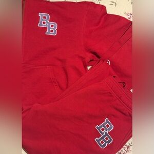 BB Red Women's Sweatpants & Hoodie Set